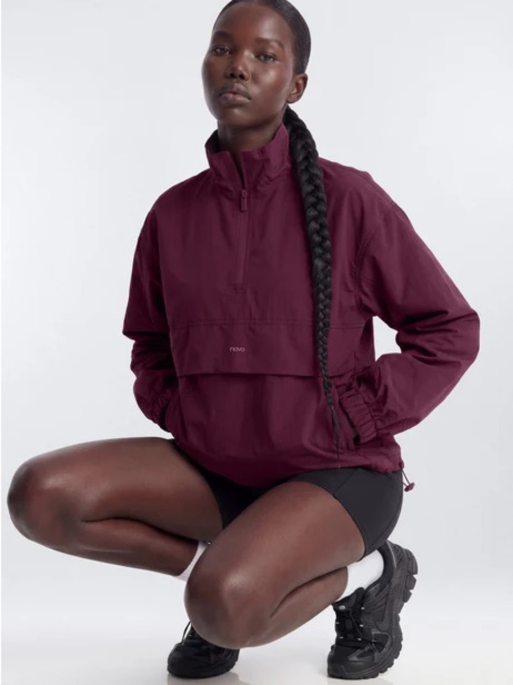 New with Tag! Women's Maroon Lightweight Pullover Jacket